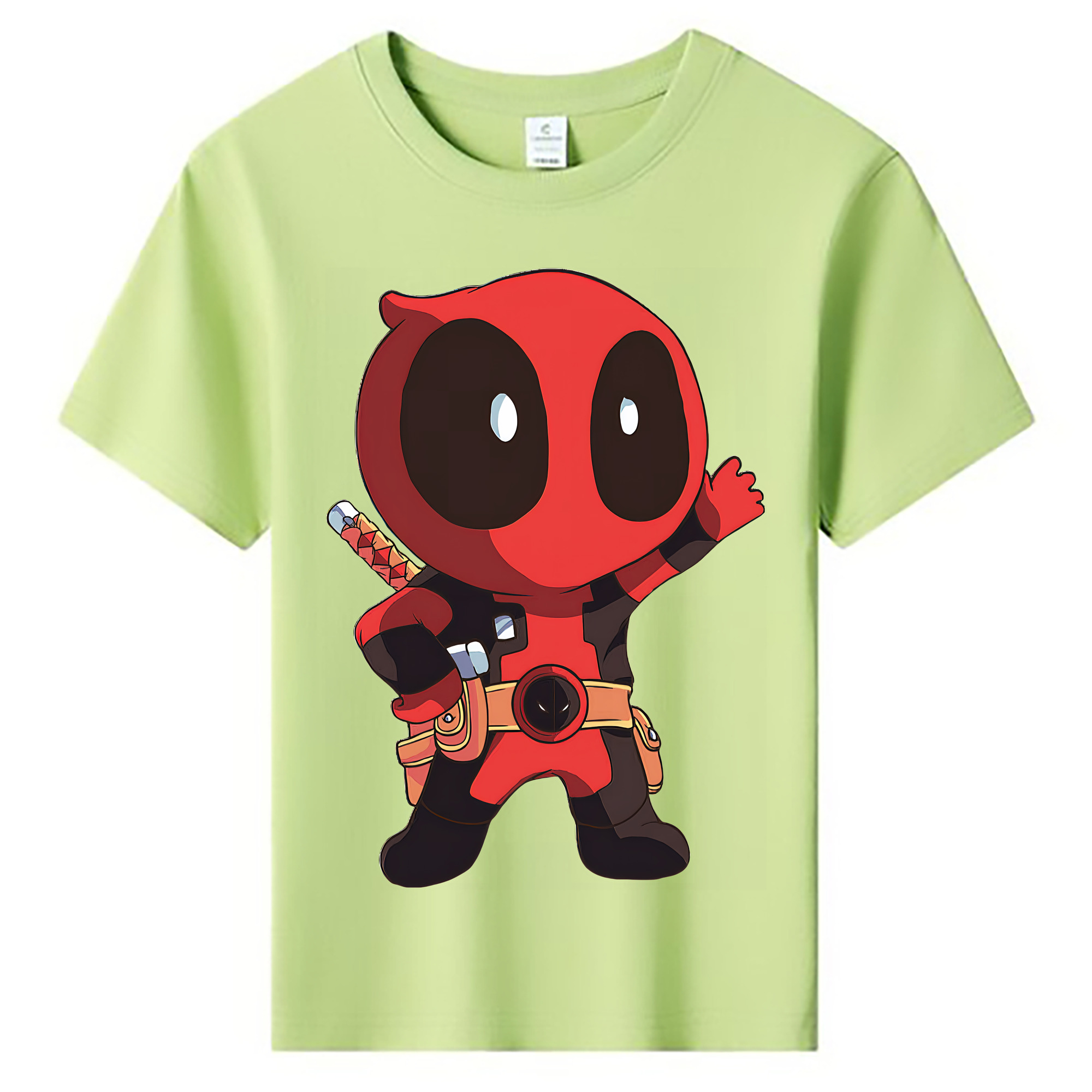 （画像用） Deadpool デッドプール 綿100％キッズTシャツ（フロントプリント）